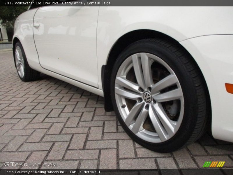 Candy White / Cornsilk Beige 2012 Volkswagen Eos Executive