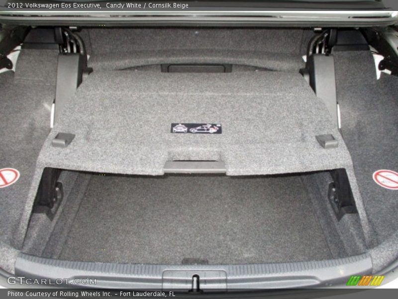 Candy White / Cornsilk Beige 2012 Volkswagen Eos Executive