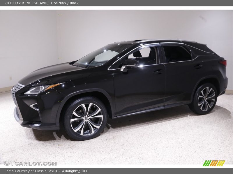 Obsidian / Black 2018 Lexus RX 350 AWD