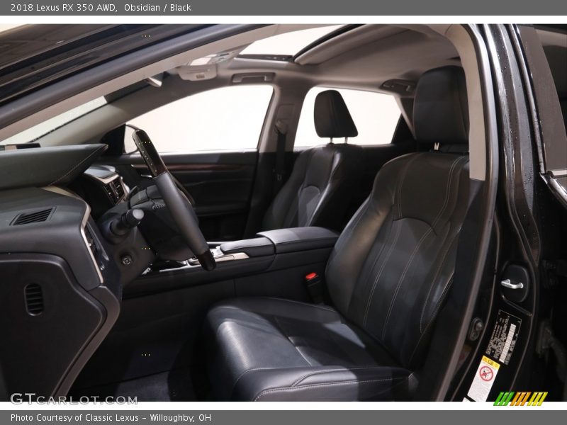 Obsidian / Black 2018 Lexus RX 350 AWD