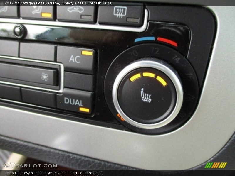 Candy White / Cornsilk Beige 2012 Volkswagen Eos Executive