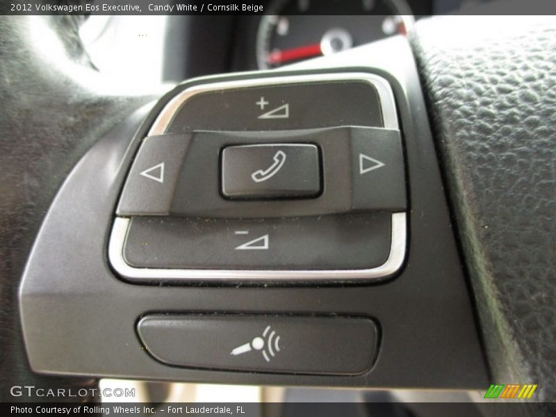 Candy White / Cornsilk Beige 2012 Volkswagen Eos Executive
