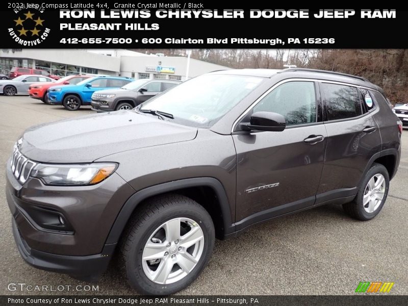 Granite Crystal Metallic / Black 2022 Jeep Compass Latitude 4x4