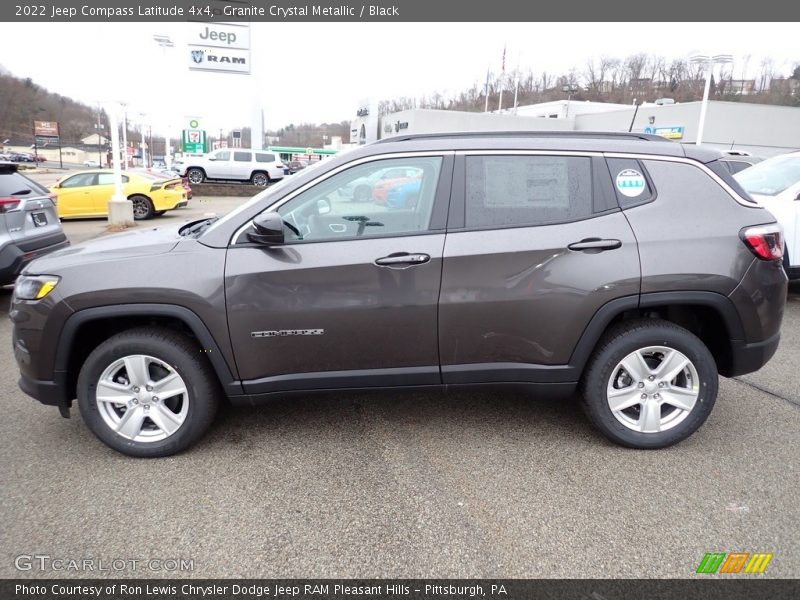 Granite Crystal Metallic / Black 2022 Jeep Compass Latitude 4x4