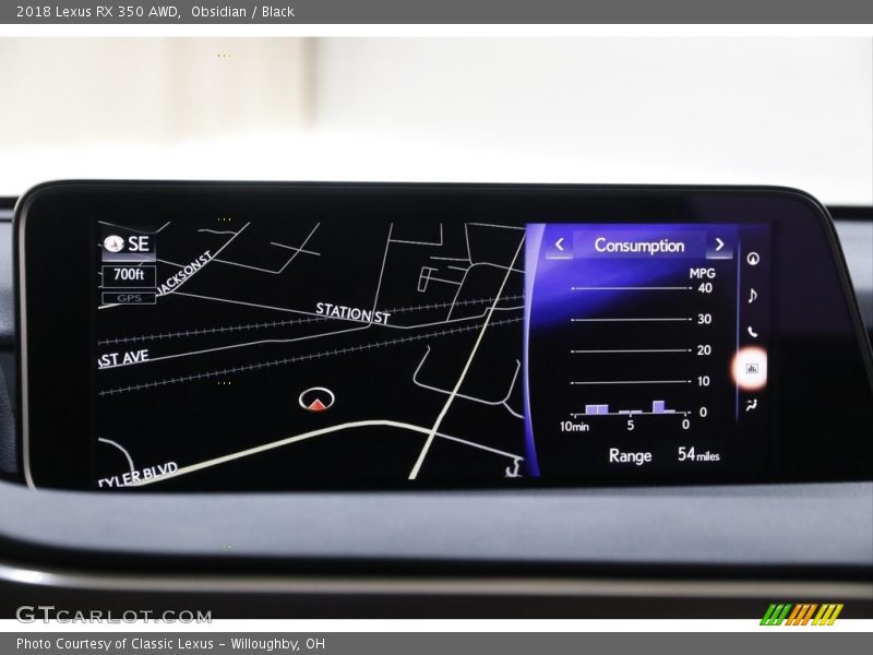 Obsidian / Black 2018 Lexus RX 350 AWD