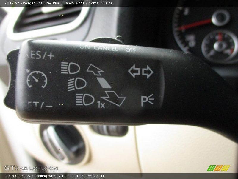 Candy White / Cornsilk Beige 2012 Volkswagen Eos Executive