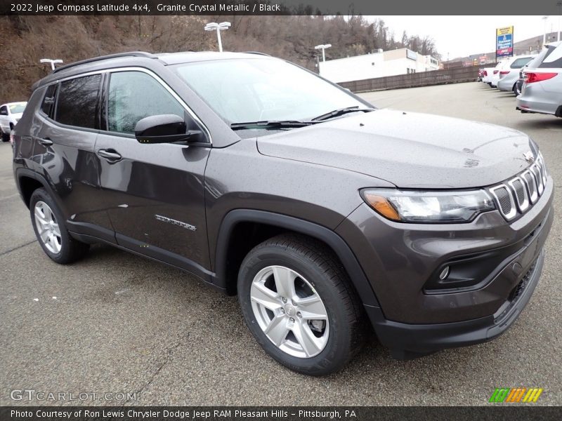 Granite Crystal Metallic / Black 2022 Jeep Compass Latitude 4x4