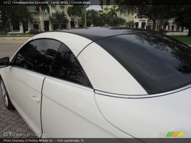 Candy White / Cornsilk Beige 2012 Volkswagen Eos Executive