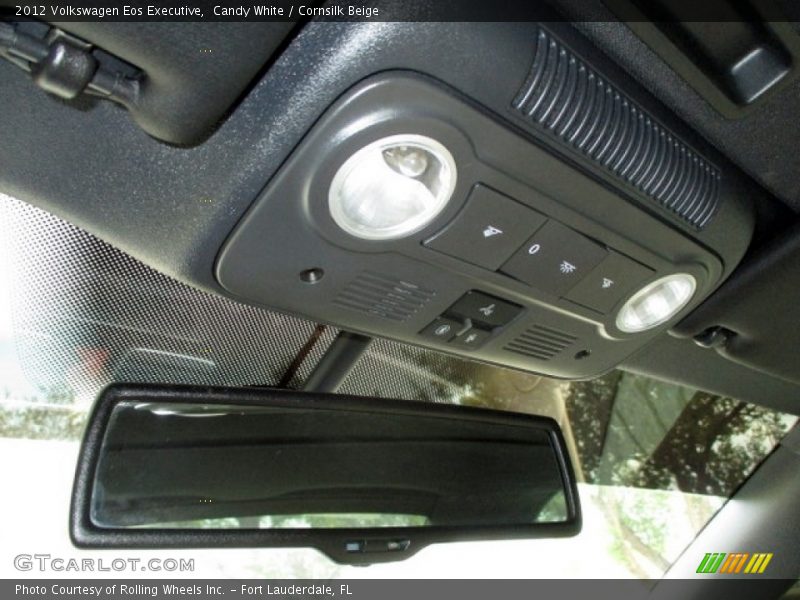 Candy White / Cornsilk Beige 2012 Volkswagen Eos Executive