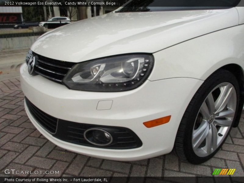 Candy White / Cornsilk Beige 2012 Volkswagen Eos Executive