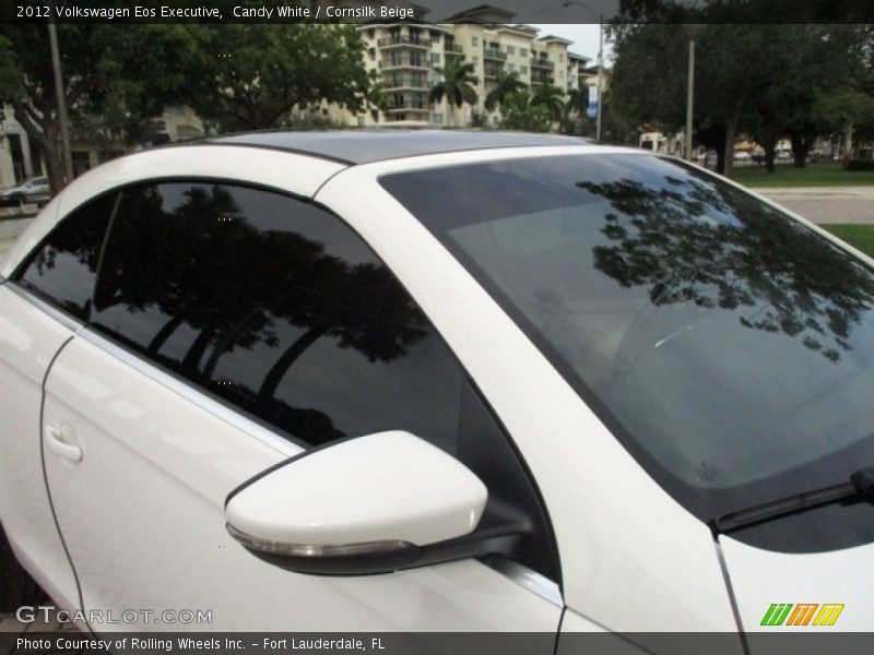 Candy White / Cornsilk Beige 2012 Volkswagen Eos Executive