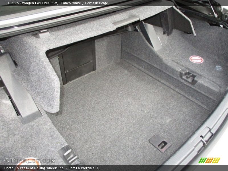 Candy White / Cornsilk Beige 2012 Volkswagen Eos Executive