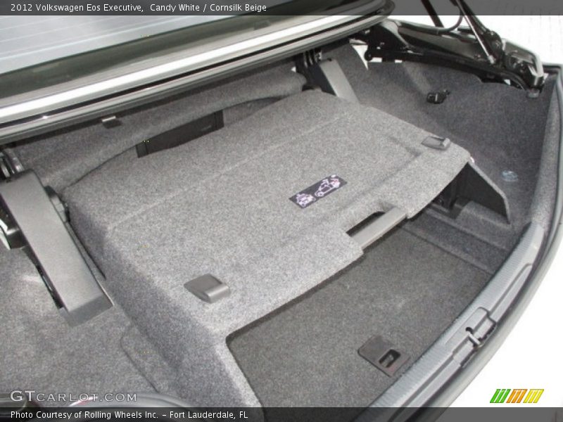 Candy White / Cornsilk Beige 2012 Volkswagen Eos Executive
