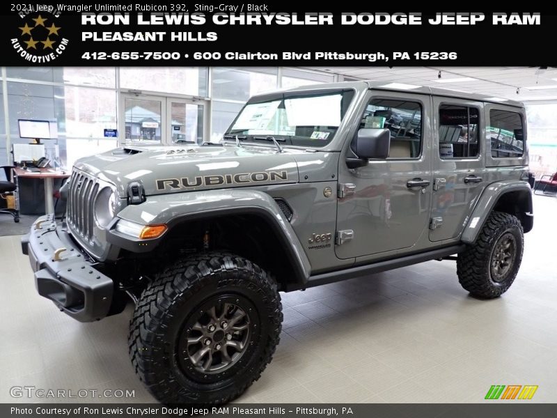 Sting-Gray / Black 2021 Jeep Wrangler Unlimited Rubicon 392