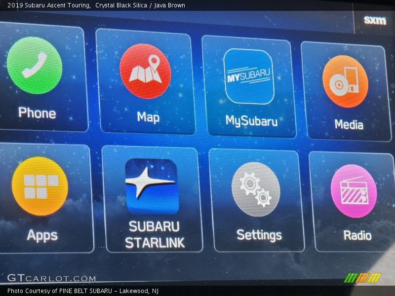 Crystal Black Silica / Java Brown 2019 Subaru Ascent Touring