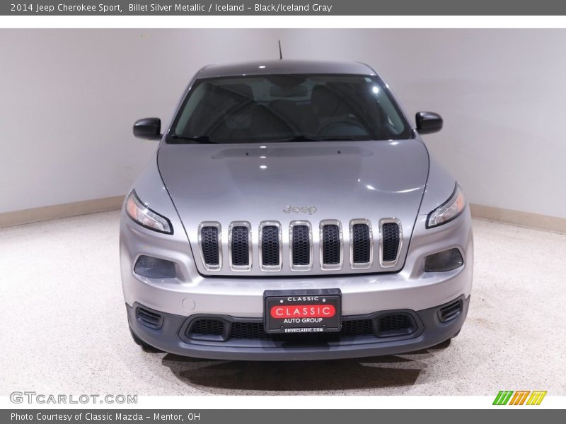 Billet Silver Metallic / Iceland - Black/Iceland Gray 2014 Jeep Cherokee Sport