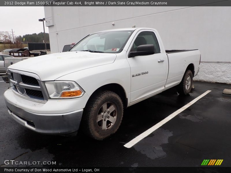 Front 3/4 View of 2012 Ram 1500 SLT Regular Cab 4x4