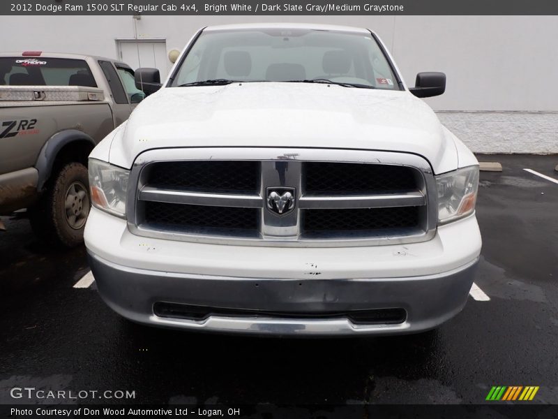 Bright White / Dark Slate Gray/Medium Graystone 2012 Dodge Ram 1500 SLT Regular Cab 4x4
