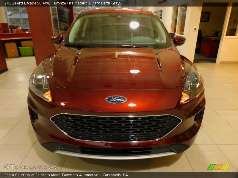 Bronze Fire Metallic / Dark Earth Gray 2021 Ford Escape SE 4WD