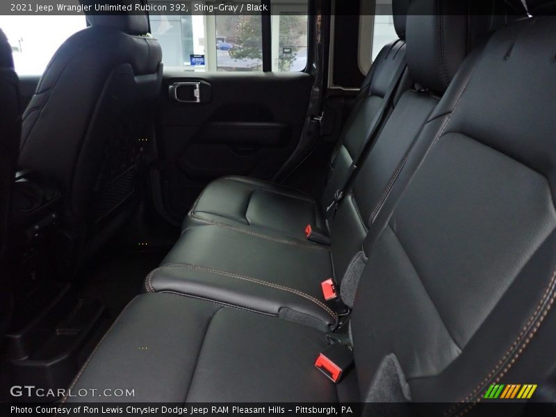 Rear Seat of 2021 Wrangler Unlimited Rubicon 392