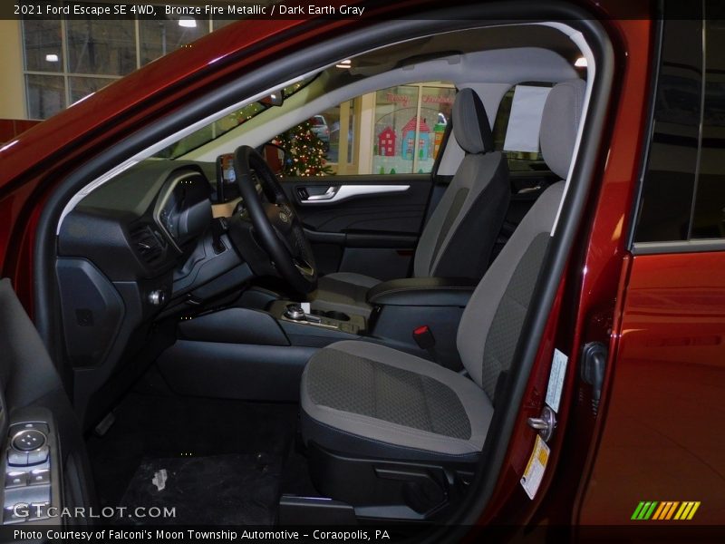 Bronze Fire Metallic / Dark Earth Gray 2021 Ford Escape SE 4WD