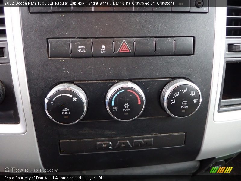 Controls of 2012 Ram 1500 SLT Regular Cab 4x4