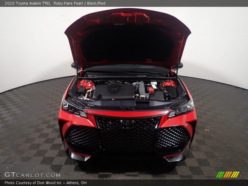 Ruby Flare Pearl / Black/Red 2020 Toyota Avalon TRD