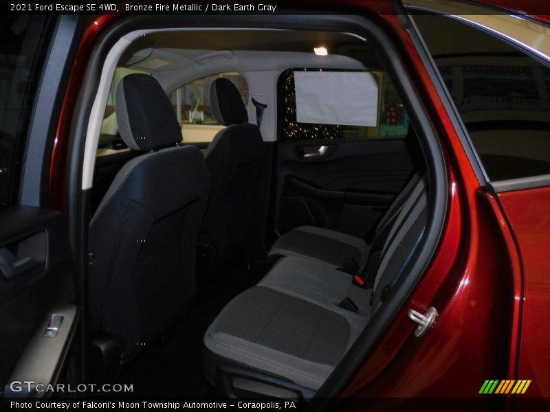 Bronze Fire Metallic / Dark Earth Gray 2021 Ford Escape SE 4WD