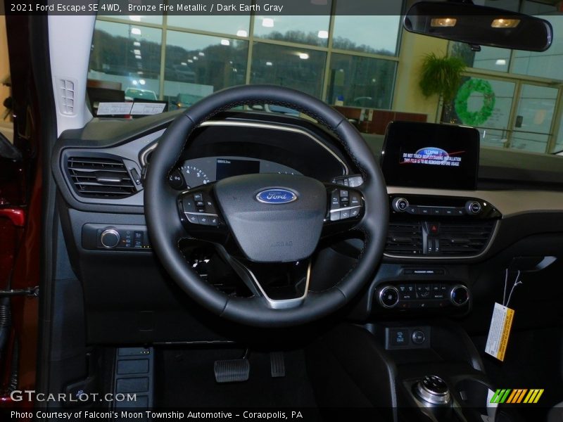 Bronze Fire Metallic / Dark Earth Gray 2021 Ford Escape SE 4WD