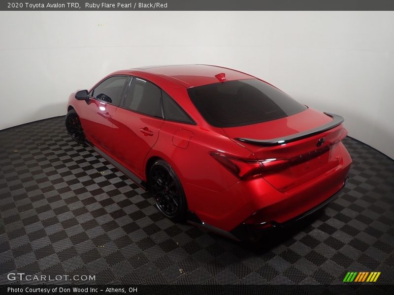 Ruby Flare Pearl / Black/Red 2020 Toyota Avalon TRD