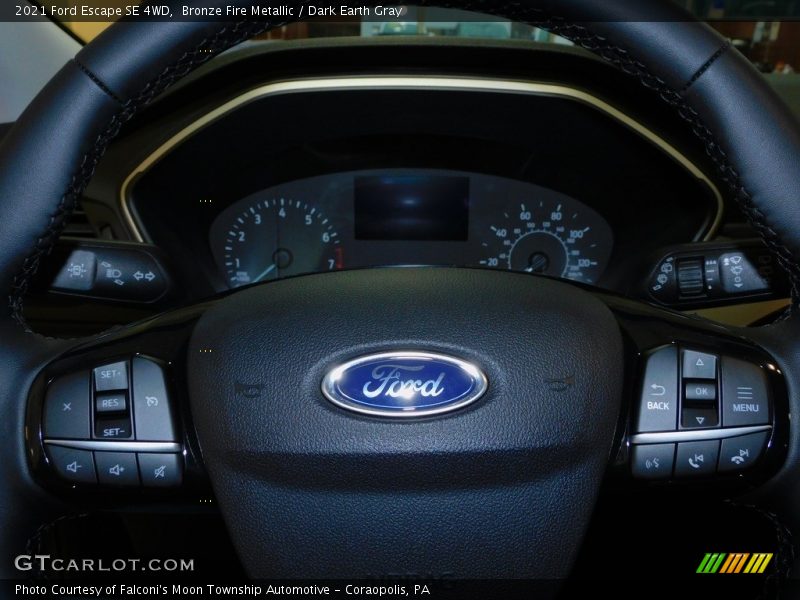 Bronze Fire Metallic / Dark Earth Gray 2021 Ford Escape SE 4WD