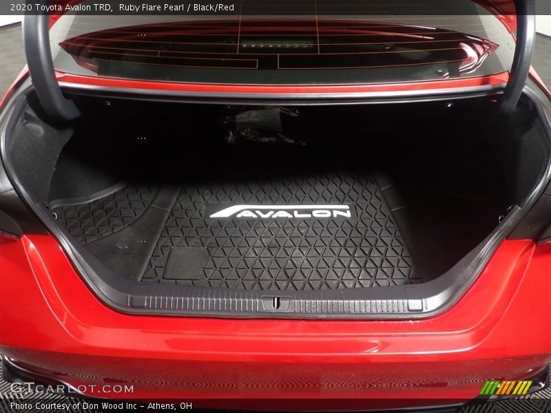 Ruby Flare Pearl / Black/Red 2020 Toyota Avalon TRD