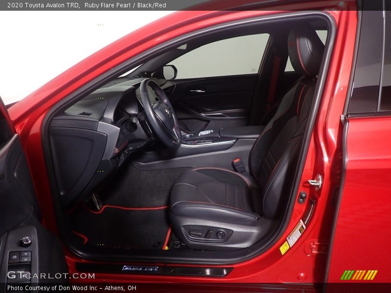 Ruby Flare Pearl / Black/Red 2020 Toyota Avalon TRD