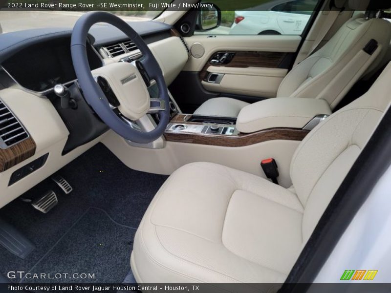 Front Seat of 2022 Range Rover HSE Westminster
