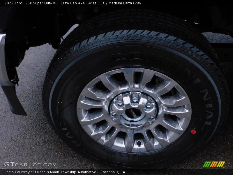 Atlas Blue / Medium Earth Gray 2022 Ford F250 Super Duty XLT Crew Cab 4x4