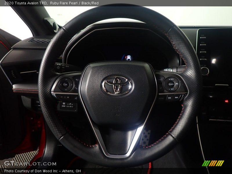 Ruby Flare Pearl / Black/Red 2020 Toyota Avalon TRD