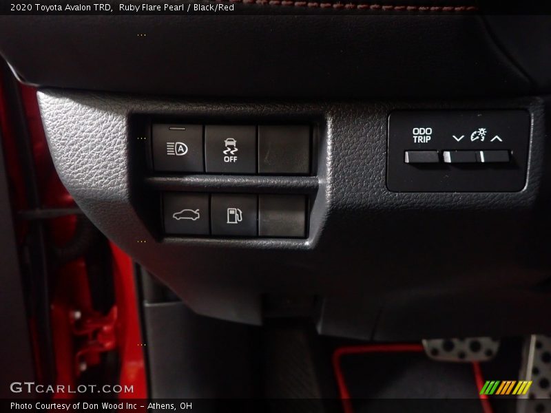 Ruby Flare Pearl / Black/Red 2020 Toyota Avalon TRD