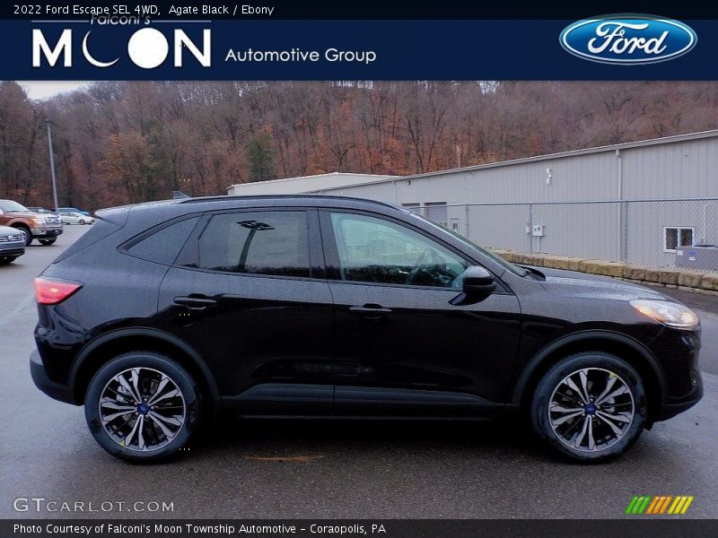 Agate Black / Ebony 2022 Ford Escape SEL 4WD