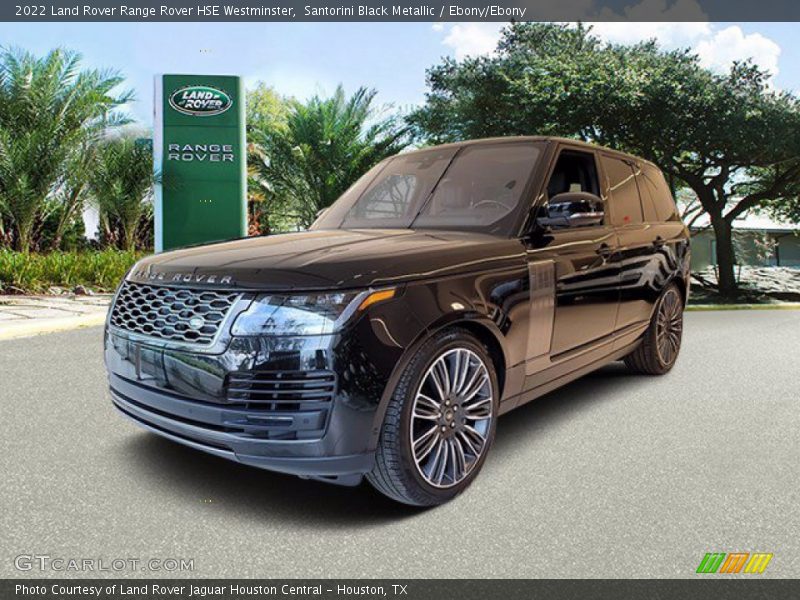 Santorini Black Metallic / Ebony/Ebony 2022 Land Rover Range Rover HSE Westminster