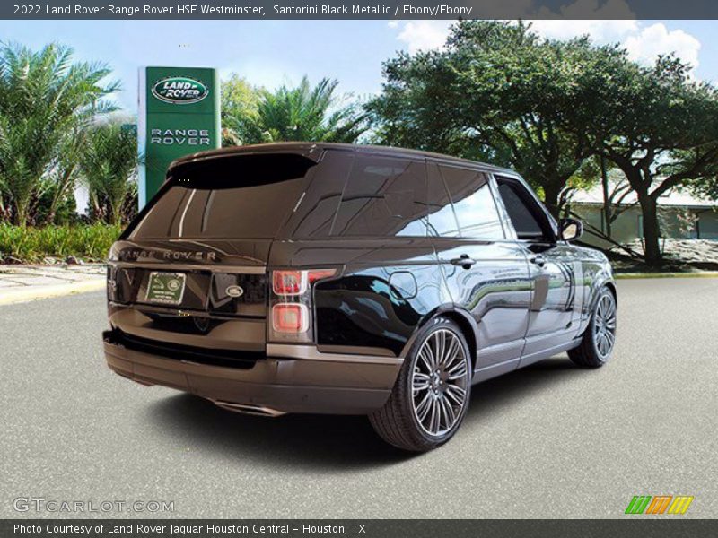Santorini Black Metallic / Ebony/Ebony 2022 Land Rover Range Rover HSE Westminster