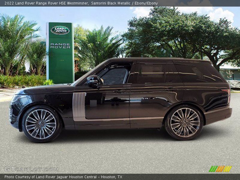 Santorini Black Metallic / Ebony/Ebony 2022 Land Rover Range Rover HSE Westminster