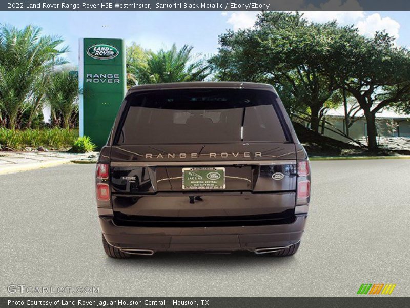 Santorini Black Metallic / Ebony/Ebony 2022 Land Rover Range Rover HSE Westminster