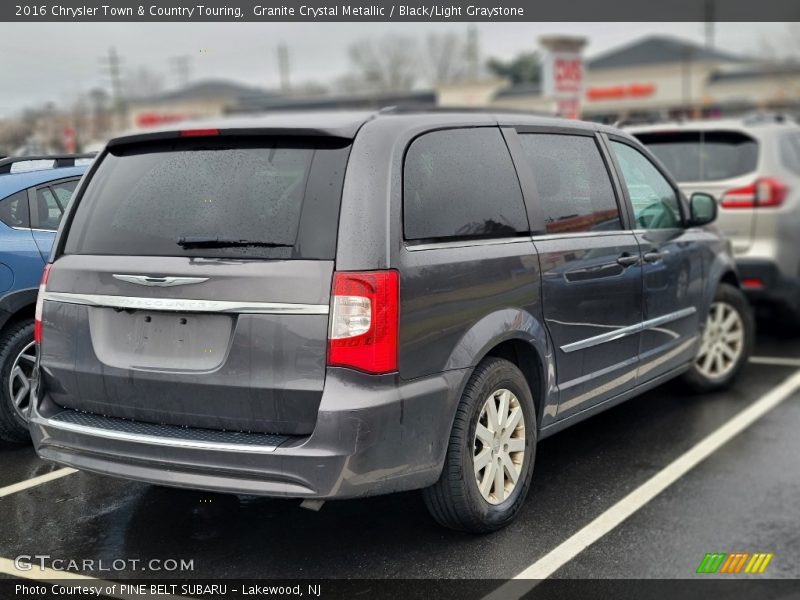 Granite Crystal Metallic / Black/Light Graystone 2016 Chrysler Town & Country Touring