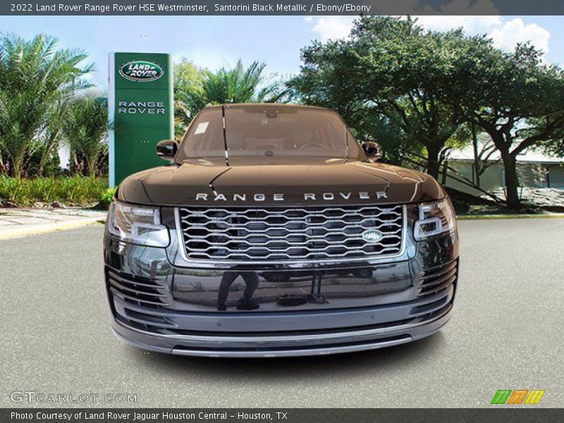 Santorini Black Metallic / Ebony/Ebony 2022 Land Rover Range Rover HSE Westminster