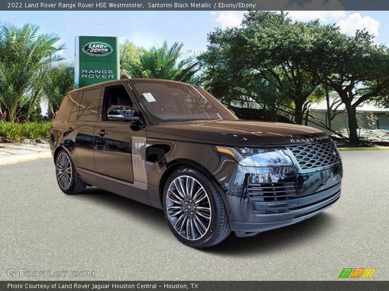 Santorini Black Metallic / Ebony/Ebony 2022 Land Rover Range Rover HSE Westminster