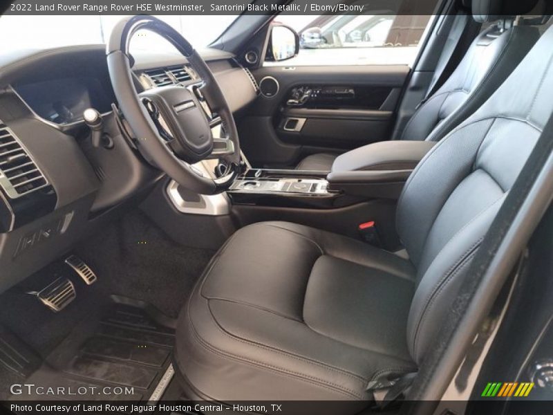 Santorini Black Metallic / Ebony/Ebony 2022 Land Rover Range Rover HSE Westminster
