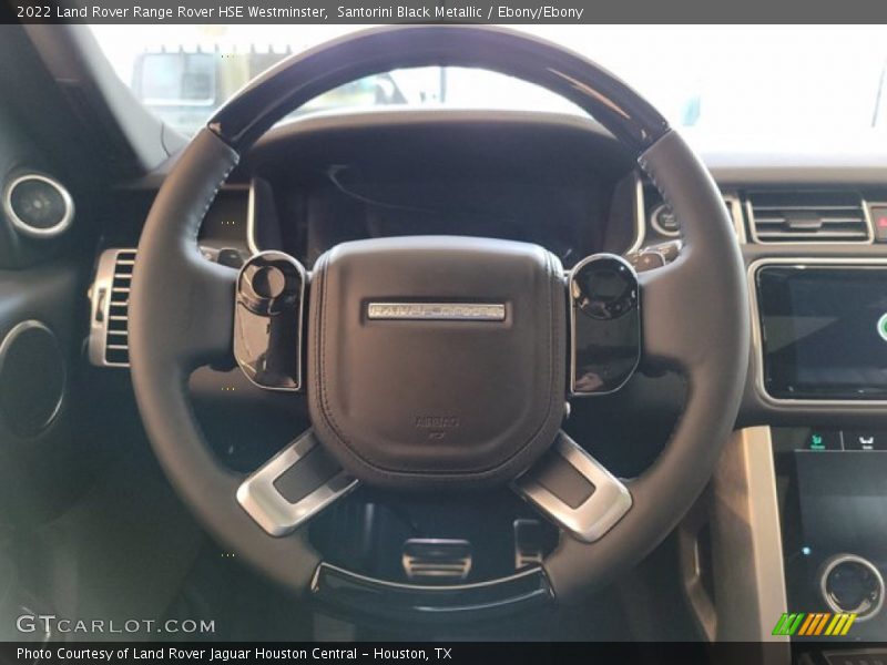Santorini Black Metallic / Ebony/Ebony 2022 Land Rover Range Rover HSE Westminster