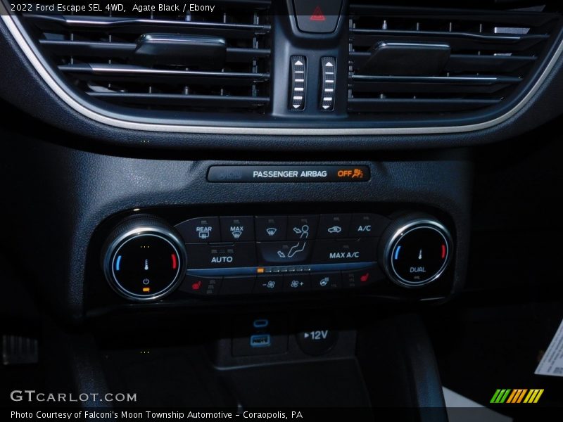 Agate Black / Ebony 2022 Ford Escape SEL 4WD