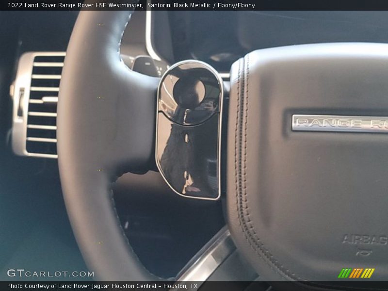 Santorini Black Metallic / Ebony/Ebony 2022 Land Rover Range Rover HSE Westminster