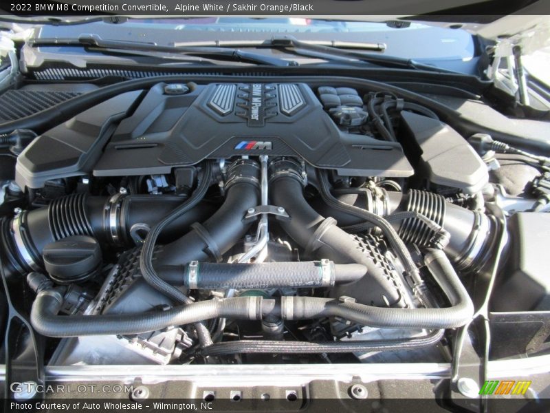  2022 M8 Competition Convertible Engine - 4.4 Liter M TwinPower Turbocharged DOHC 32-Valve VVT V8
